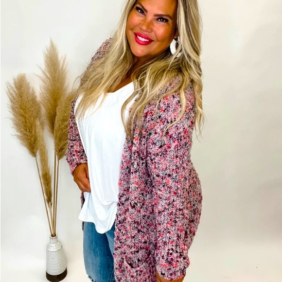 ASSETS by Sara Blakely Sweaters - Multicolored Miley Dot Cardigan Regular One Size